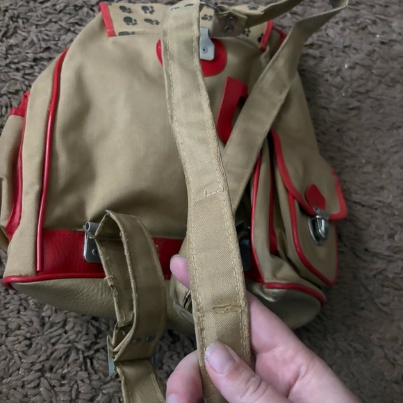 VINTAGE CAMP SNOOPY BACKPACK BUTTERFLY ORIGINALS PEANUTS GANG UNITED FEATURES